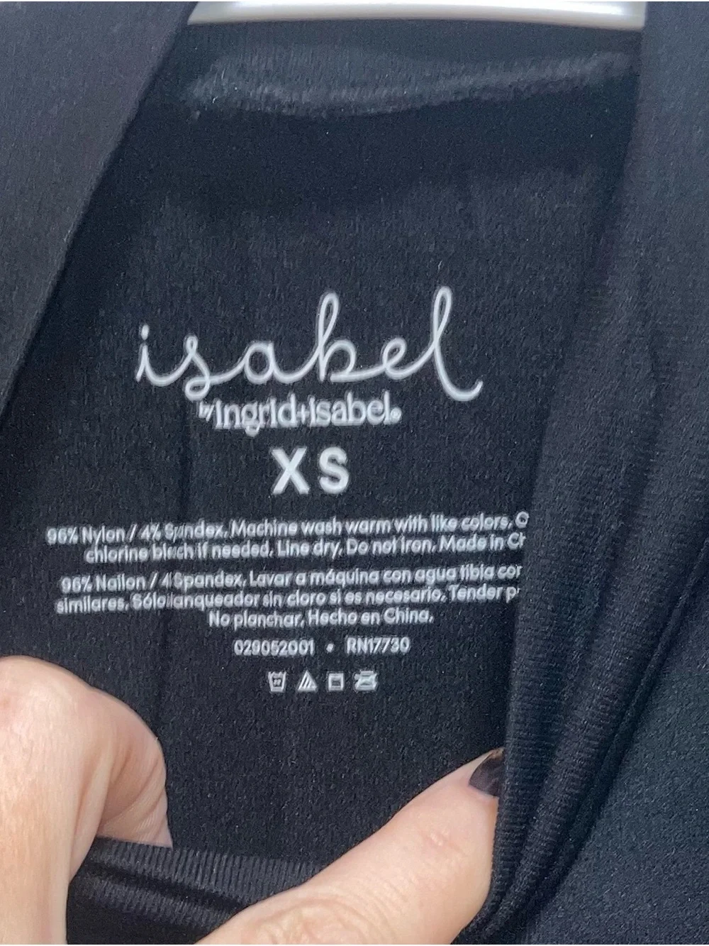 Isabel Maternity by Ingrid & Isabel Sleeveless Black Maxi Dress Size XS New